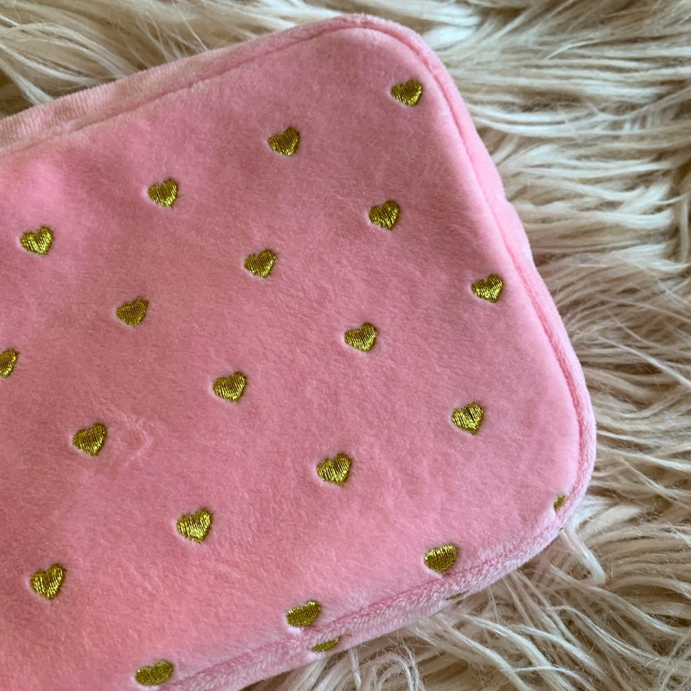 Stoney Clover Lane Velvet Heart Small Pouch